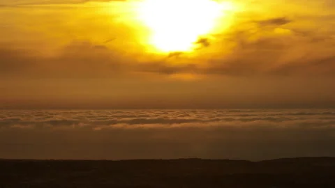 Cloudy Sunset Stock Footage 188505778