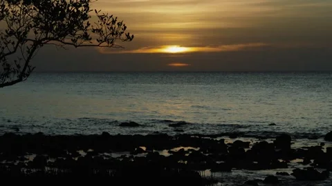 Cloudy Sunset Stock Footage 266425535