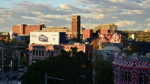 Cloudy Sunset over Surry Hills in Sydney 動画素材 71843243