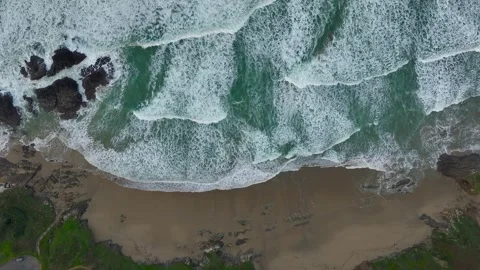 Cloudy Sunset Over Torradas Beach In Coastal Village Vídeos de archivo 262336019