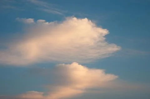 Cloudy sunset Stock Photos