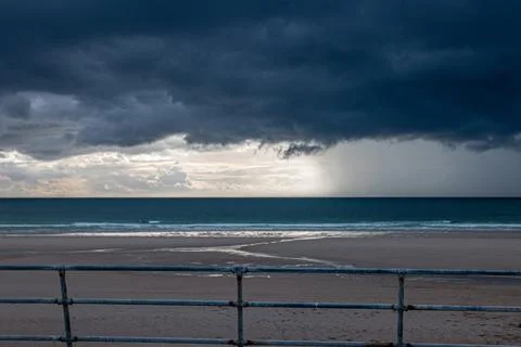 Cloudy Sunset Stock Photos