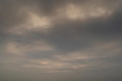 Cloudy sunset sky background Stock Photos