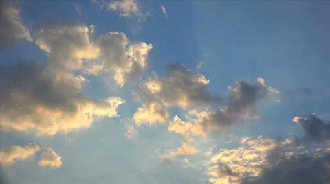Cloudy Sunset Time Lapse Stock Footage 41270857