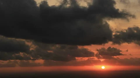 Cloudy Sunset Timelapse 스톡 동영상 50365696