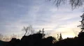 Cloudy sunset timelapse at Rabenklippe in mountain range Harz HD Footage