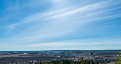 Cloudy time lapse Cumulus Cloud Billows Time Lapse Stock Footage 107769913