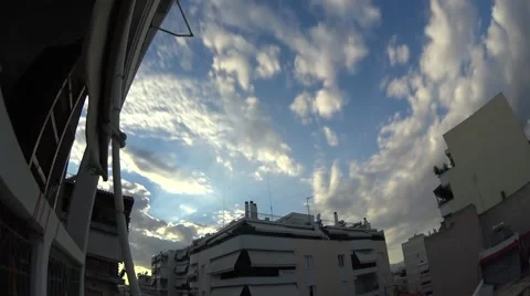 Cloudy time lapse Stock Footage 40687039