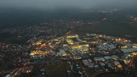 Cloudy Timelaps of intersection Stock Footage 164400873