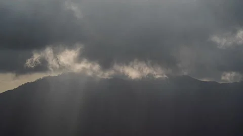 Cloudy Timelapse in the Basque country Video stock 150622897