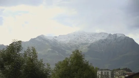 Cloudy View of Mountains Video stock 83159871