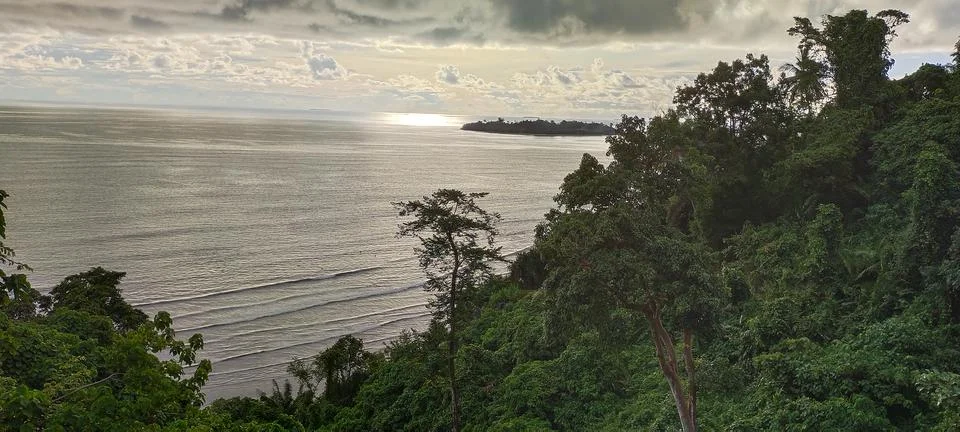 Cloudy view Foto stock