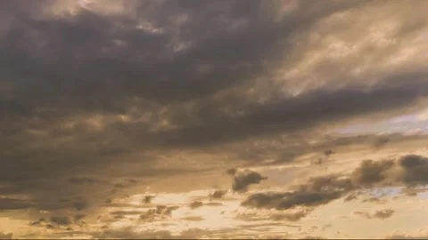 Cloudy warm summer sky hyperlapse - time lapse 動画素材 247326005