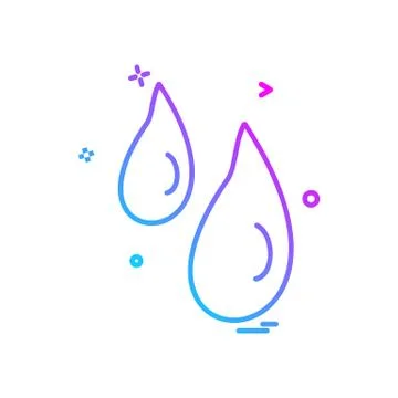 Cloudy weather icon design vector Stock Illustration