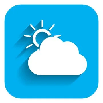 Cloudy weather 스톡 일러스트