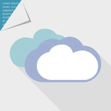Cloudy weather Stock-Illustration
