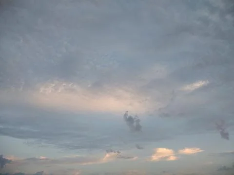 The cloudy weather in the sky Stock Photos