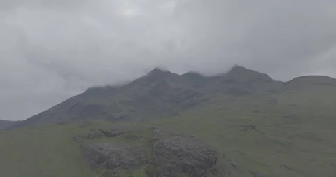 Cloudy Wide Track Stock Footage 245497394