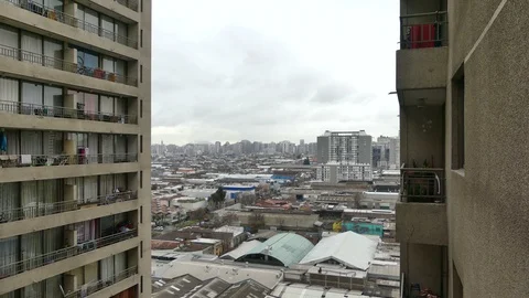  Cloudy winter day Stock Footage 94390887