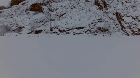 Cloudy winter day Stock Footage 105731078