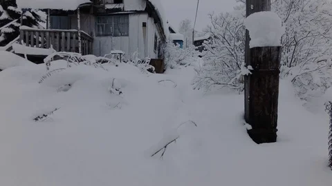 Cloudy winter day Stock Footage 105735167