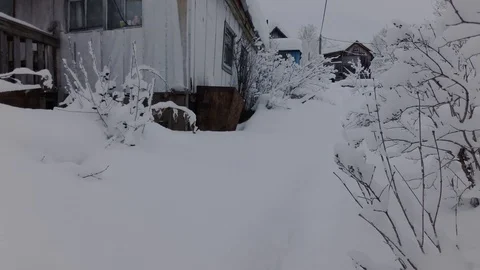 Cloudy winter day Stock Footage 105735205