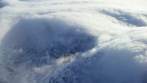 Cloudy Winter Stock Footage 85074779