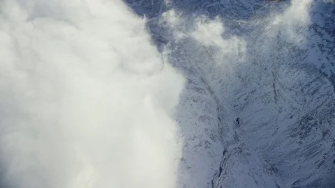 Cloudy Winter Stock Footage 85074881