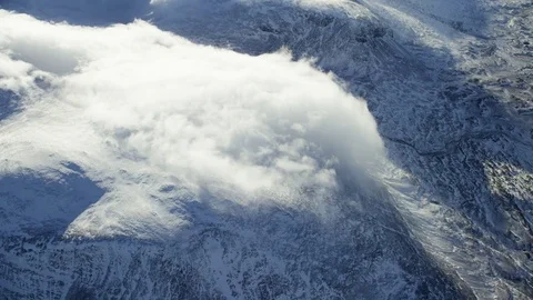 Cloudy Winter Stock Footage 85074971