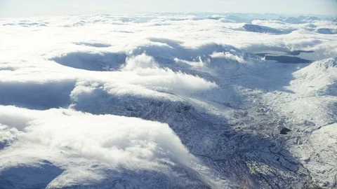 Cloudy Winter Stock Footage 85075044