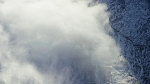 Cloudy Winter Stock Footage 85075198