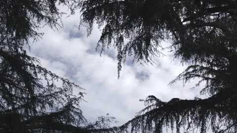 Cloudy winter italian sky Stock Footage 93583270