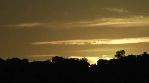 Cloudy Winter's Day Sky Stock Footage 346586