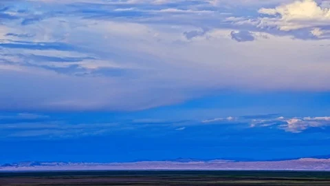 Cloudyscape and Rainbow Video stock 102249828