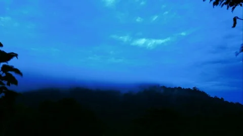 Clound moving in time-lapse seen. Stock Footage 123095182