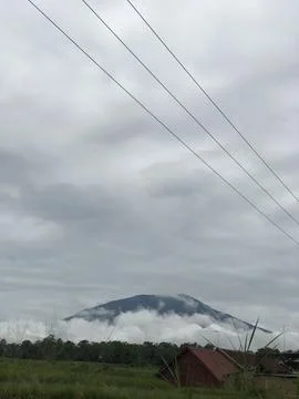 Cloundy mountain Stock Photos