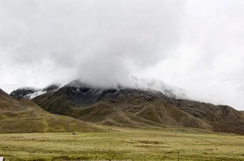 Cloundy Mountains Stock Photos