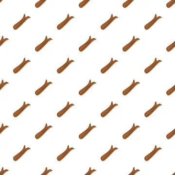 Clove spice seamless pattern background for food design Stock Illustration