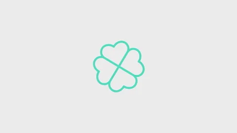 Clover Animated Icon Stock Footage 320226071
