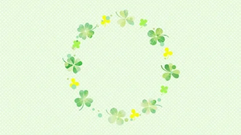 Clover animation for title background 動画素材 309309039