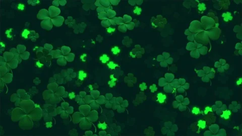 Clover Background Stock Footage 100553348