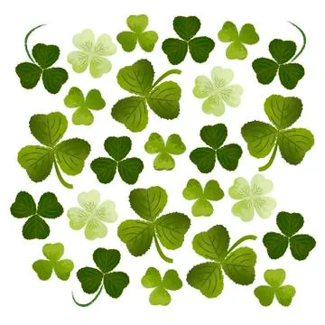 Clover background Stock Illustration