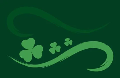 Clover background vector Stock Illustration