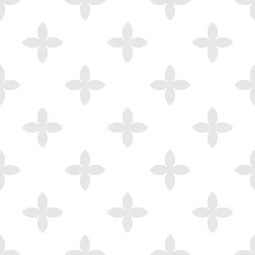 Clover Fleur-De-Lis Seamless Pattern Stockillustratie