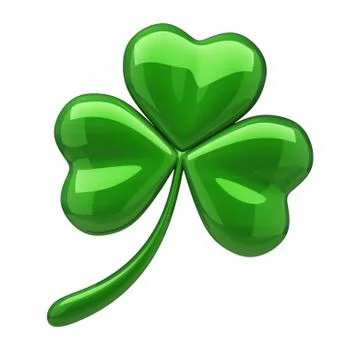 Clover with four leafs Illustrazione stock