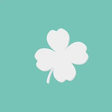 Clover with four leaves Stock Illustration
