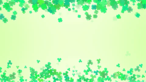 Clover Frame Background Stock Footage 170635169