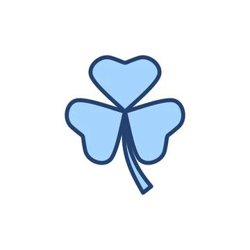 Clover icon vector. clover sign and symbol. four leaf clover icon. Stock Illustration