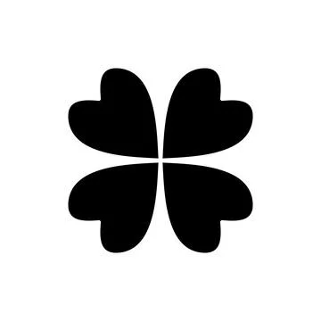 Clover icon vector. clover sign and symbol. four leaf clover icon. Illustrazione stock
