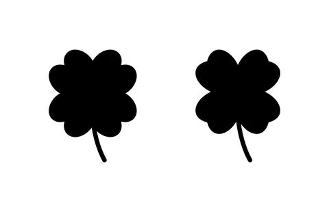 Clover icon vector illustration. clover sign and symbol. four leaf clover ico Stock Illustration
